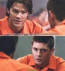 Image In Supernatural Collection By Sienna On We Heart It Supernatural Supernatural Quotes Supernatural Funny