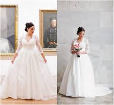 Plus Size Bridal Gowns Sweetheart With Applique Illusion 3 4 Long Sleeves Corset Stain Ball Gow Ball Gowns Wedding Dhgate Wedding Dress Ball Gown Wedding Dress