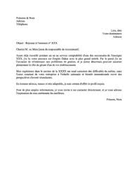 Exemple de lettre de motivation pour un emploi : Lettre De Motivation Simple Emploi Dakar