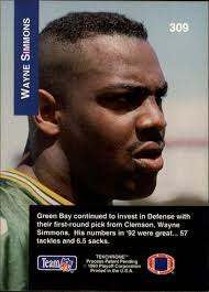 1993 Playoff #309 Wayne Simmons RC