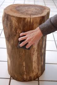 You just need to add table legs to your tree stump table. How To Make A Tree Stump Table Diy Tree Trunk Table
