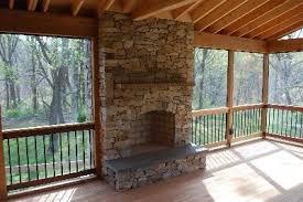 Pin By Michelle Zenobi On Outdoor Spaces Porch Fireplace Outdoor Fireplace House With Porch