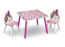 Unicorn Table And Chairs Sets Kids Buy Online All Things Unicorn Study Table And Chair Kids Table And Chairs Table And Chairs