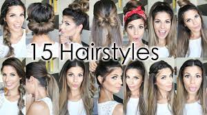 Dealing with split ends, damage, and dry hair? 15 Back To School Heatless Hairstyles Youtube