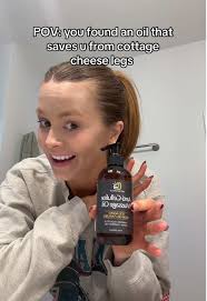 No more cottage cheese legs here #cellulite #cellulitereduction #oil ...