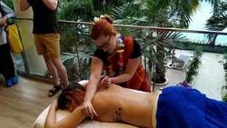 It's less expensive than paying a professional. Massage Wikipedia