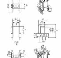 Ee25*13*7 Ferrite Core and Bobbin