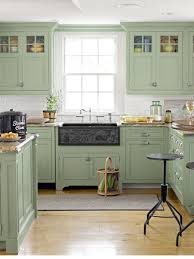 But there are cheap kitchen cabinets available that can help you stick to your budget without sacrificing style or even convenience. This Massachusetts Beach Bungalow Is Our Summer Dream Home Home Kitchens Green Kitchen Cabinets Kitchen Remodel