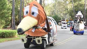 Fort Wilderness Christmas Golf Cart Parade 2021 Disney S Fort Wilderness Halloween Golf Cart Parade 2021 Including Star Wars Moana Themes Youtube