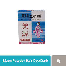 Leaves hair in great condition for future application and upkeep routines. Bigen Powder Hair Dye Dark Brown 6g