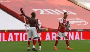 Mesut ozil, aubameyang's club teammate and former germany international with kroos, later tweeted a gif of aubameyang's black panther celebration and captioned it: Aubameyang Celebrations In Arsenal Fa Cup Final Win Vs Chelsea