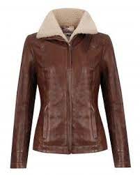 Sherling Collar Leather Jacket Karamel Ted Baker Collar Leather Jacket Leather Jacket Designer Outerwear