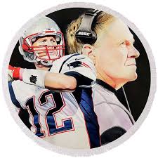 Tom Brady Round Beach Towels for Sale