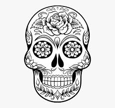 These spring coloring pages are sure to get the kids in the mood for warmer weather. Skull Png Printable Sugar Skull Colouring Pages Transparent Png Kindpng
