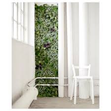 Fejka Kunstig Plante Vaegmonteret Indendors Udendors Gron Lilla Ikea En 2020 Plantes Artificielles Plantes Sur Les Murs Parement Mural