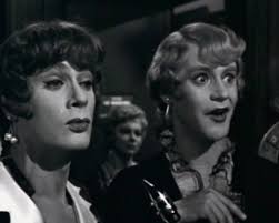 Tony Curtis & Jack Lemon in drag for "Some Like it Hot"