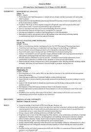 Retail Analyst Resume Samples Velvet Jobs