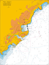 Mediterranean Sea France Port Monaco Scale 1 15 000 Free