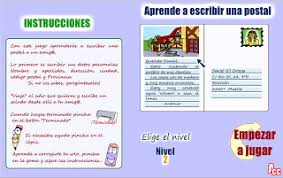Resultado de imagen de como escribir una postal primaria