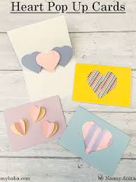 Print or draw your pop up art. Heart Pop Up Card For Valentine S Day Nanny Anita My Baba
