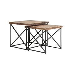 Did you scroll all this way to get facts about argos coffee table ? Argos Reclaimed Wood Nesting Tables Set Of 2 Overstock 25684011
