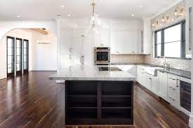 As a result of this question we've chosen whether or not you can have wood floors in kitchens as the subject of our article today. Brush Arbor Dark Walnut Wood Floors In Kitchen By Cochranslumber 4 Cochrans Lumber