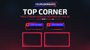 Stream bosses, channel counters, webcam overlays, stream animations. Top Corner Free Fifa 20 Twitch Overlay Twitch Overlay