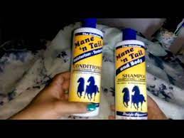 تجربتي مع شامبو الحصان مين اند تيل شامبو mane and tails shampoo review youtube