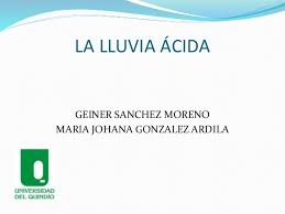 Estos gases, que contienen partículas de sulfato. Diapositivas Lluvia Acida