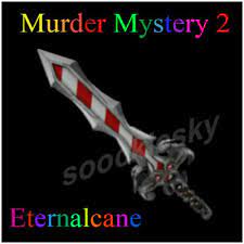 You use them in the game by simply typing them or you can also copy them directly from the. Roblox Mm2 Eternalcane Godly Murder Mystery 2 Neu Knife Messer Gun Item Waffe Eur 3 99 Picclick De