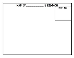 Map Of Bedroom With Map Key Teaching Maps Teaching Social Skills Kindergarten Social Studies