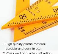 Foska 50cm Plastic Teaching Ruler with Removable Handle