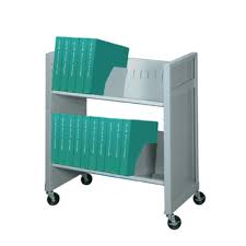 economy mobile chart rack 32 binder capacity 2 binders