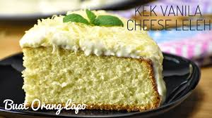 Hasilnya mewah, manis dan lembut. Kek Vanila Cheese Leleh Vanilla Cake With Melting Cheese Youtube