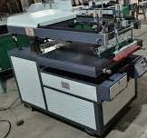 Yari Otomatik Serigrafi Baski Makinesi Well Printed Semi Auto Plastic Paper  Non Woven Bag Screen Printing Machine