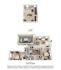 Hilliard Grand Apartments Two Bedroom Loft House Layout Plans House Layouts Apartment Layout