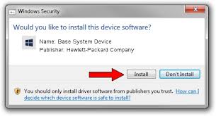 Download And Install Hewlett Packard Company Base System Device Driver Id 549973