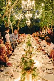 Sharing dishes mean you're not in the kitchen plating up for hours. Al Fresco Calistoga Wedding With Layers Of Pink Outdoor Dinner Outdoor Dinner Parties Party Photography