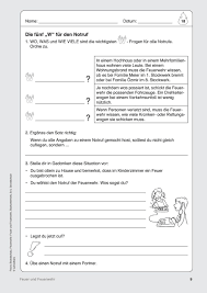 Feuerwehr Arbeitsblatter Lehrerburo Education Hsus Kinder