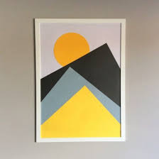 Make Your Very Own Nordic Inspired Geometric Wall Art Easy Tutorial Plus Top Tips For Making Your Own C Geometric Art Diy Geometric Art Prints Geometric Art