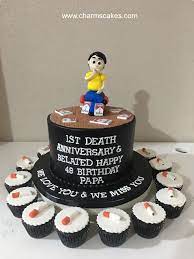 Death anniversary cake design / let's start at the beginning. Charm S Cakes Death Anniversary Custom Cake