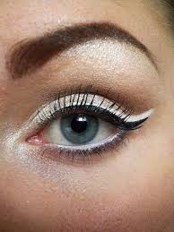 Black And White Eyeliner Ideas 20 Best White Eyeliner Styles Looks Ideas 17 White Eyeliner Eye Makeup Blue Eye Makeup