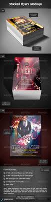 Stacked Flyers Mockups Flyer Mockup Flyer Mockup