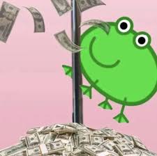 Peppa S Frog Goes Pole Stripping In 2020 Frog Meme Stupid Memes Really Funny Memes