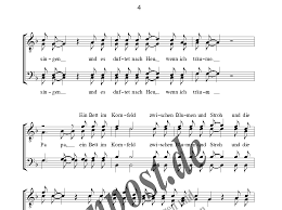 Die grillen singen und es duftet nach heu wenn ich träume. Https Www Notenpost De Out Media Musterseiten Sm438 Ein Bett Im Kornfeld Pdf