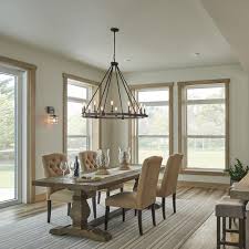 If the table is only 36 inches deep and one of the primary diners is 6 feet tall and will regularly lean over the table to serve and clear dishes, he will likely hit his head on the light. 22 Fine Dining Lighting Ideas To Refine Your Dining Design Lumens