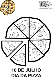Colorir Desenho Dia Da Pizza Desenhos Para Colorir Smartkids