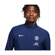 Overview of all signed and sold players of club paris sg for the current season. Nike Paris St Germain Trainingsanzug Strike Woven Track Suit Dunkelblau Weiss Fussball Shop