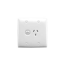 Smart electrician (36) theoutlet (2) product type. White Electric Single Switch Socket Outlet 250v 10a Standard Size 1 Pole 2 Gang