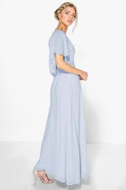 Chiffon Cape Sleeve Maxi Bridesmaid Dress Boohoo Uk Maxi Bridesmaid Dresses Green Bridesmaid Dresses Navy Bridesmaid Dresses